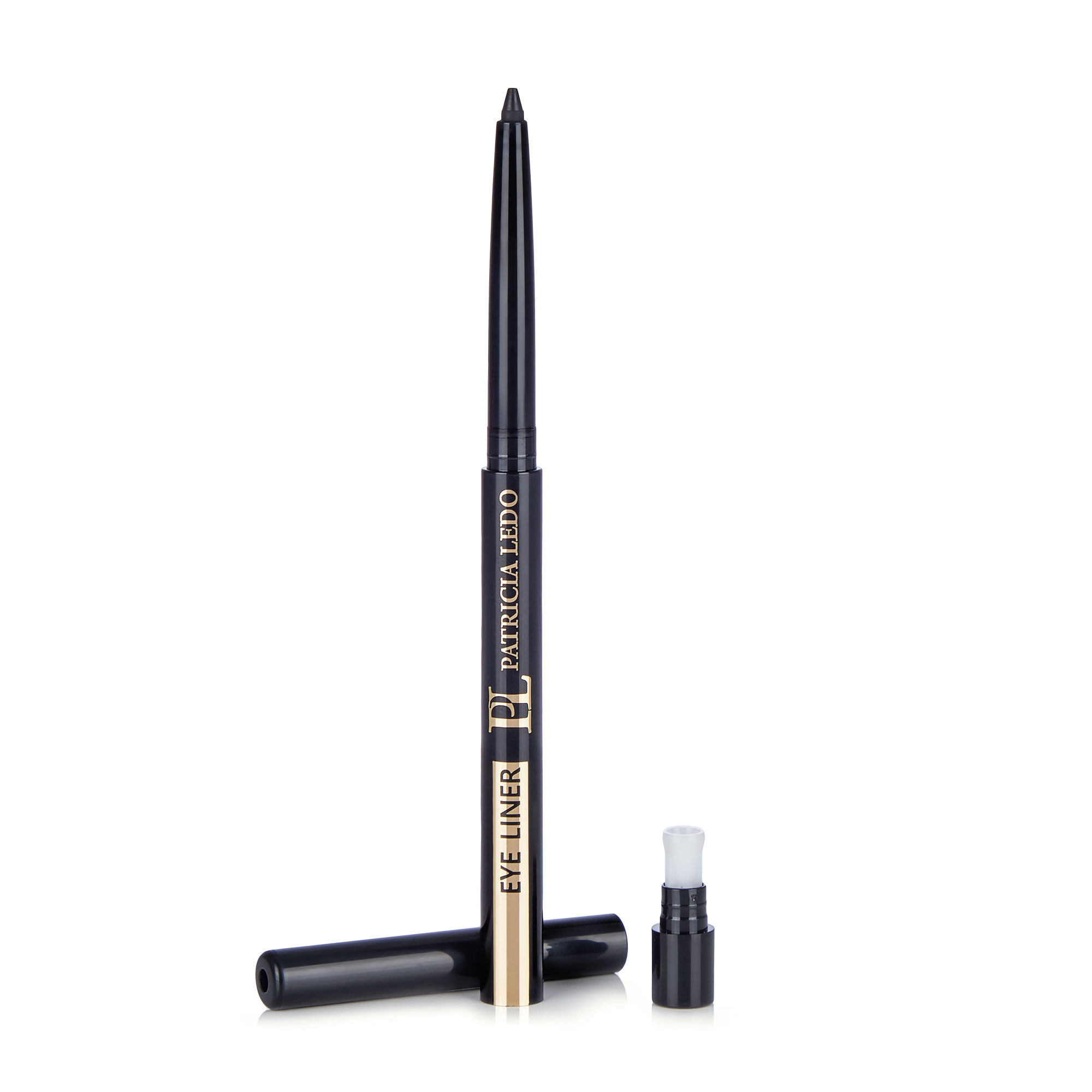 Стійкий механічний олівець для очей Patricia Ledo Eye Liner зі стругачкою, тон 01, 0.4 г